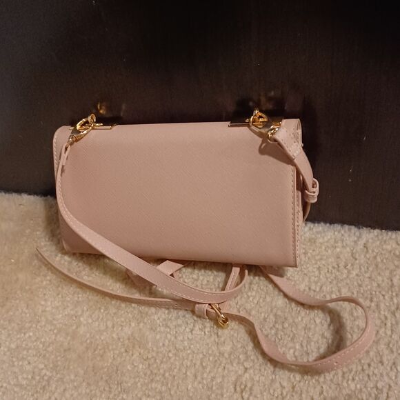 FRANCESCA'S Blush Pink Wallet Crossbody - Picture 3 of 5